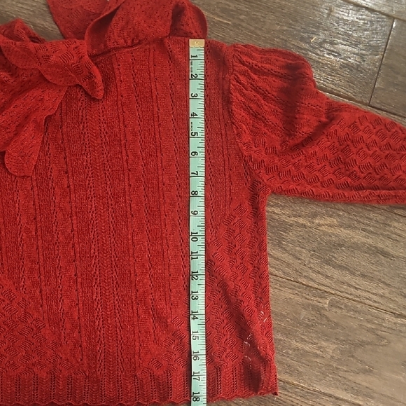 Zara Red Sweater - Picture 8 of 8